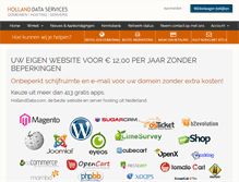 Tablet Screenshot of hollanddata.com